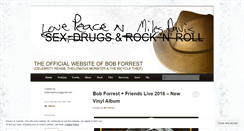 Desktop Screenshot of bobforrestmusic.com