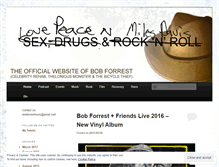 Tablet Screenshot of bobforrestmusic.com